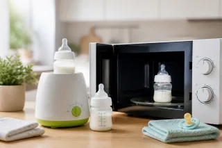 Chauffe biberon ou micro-ondes : quel choix pour bébé ?