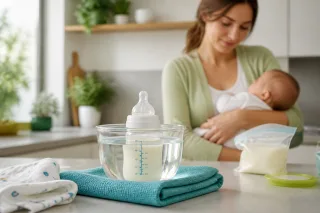 Chauffer le lait maternel : température et méthodes sûres