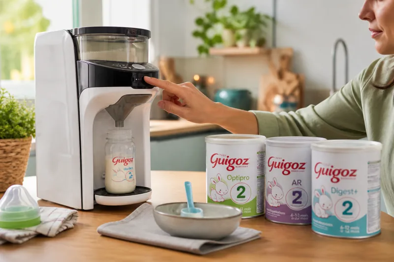 Réglage Baby Brezza Guigoz : trouver le bon paramètre