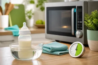 Combien de temps chauffer un biberon au micro-ondes : la réponse sûre