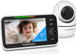 HelloBaby Babyphone caméra sans WiFi HB6550