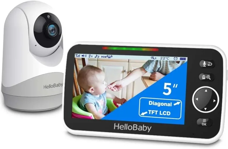 HelloBaby Babyphone Caméra Bébé HB6250