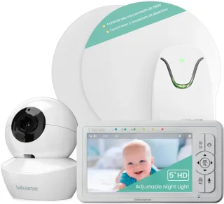 Babysense Babyphone Vidéo HD 2-en-1