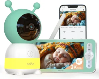 BOIFUN Babyphone 2K Babyphone Vidéo