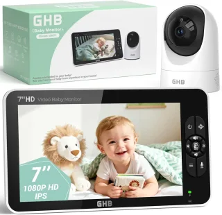 GHB Babyphone Caméra 7" 1080P HD