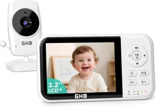 GHB Babyphone Caméra 3,2"