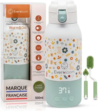 Everbloom Chauffe-biberon Nomade Portable